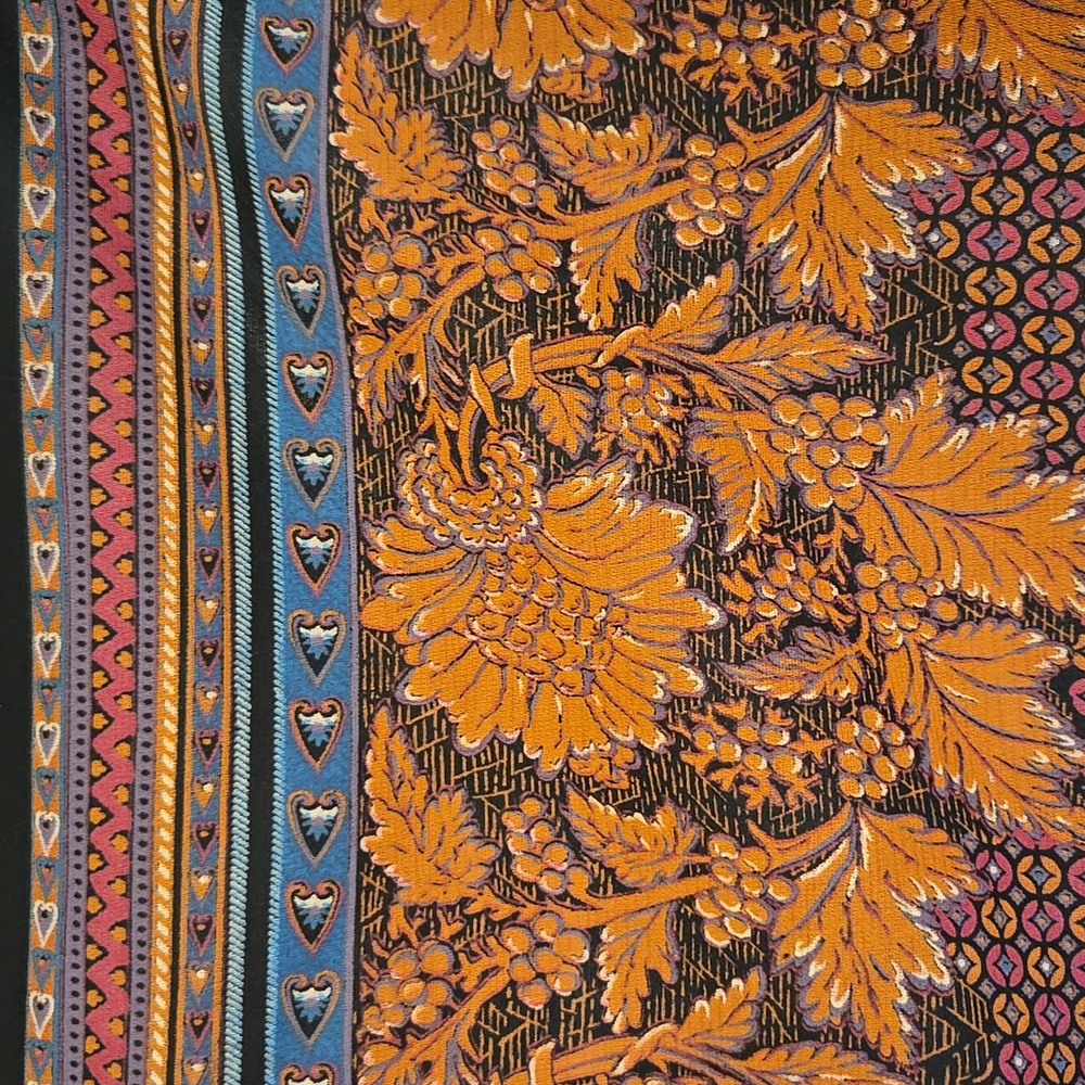Vintage Patterned Scarf